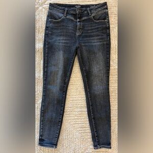Judy Blue Vintage Black Wash Front Yoke Skinny Jeans Size 15 / 32